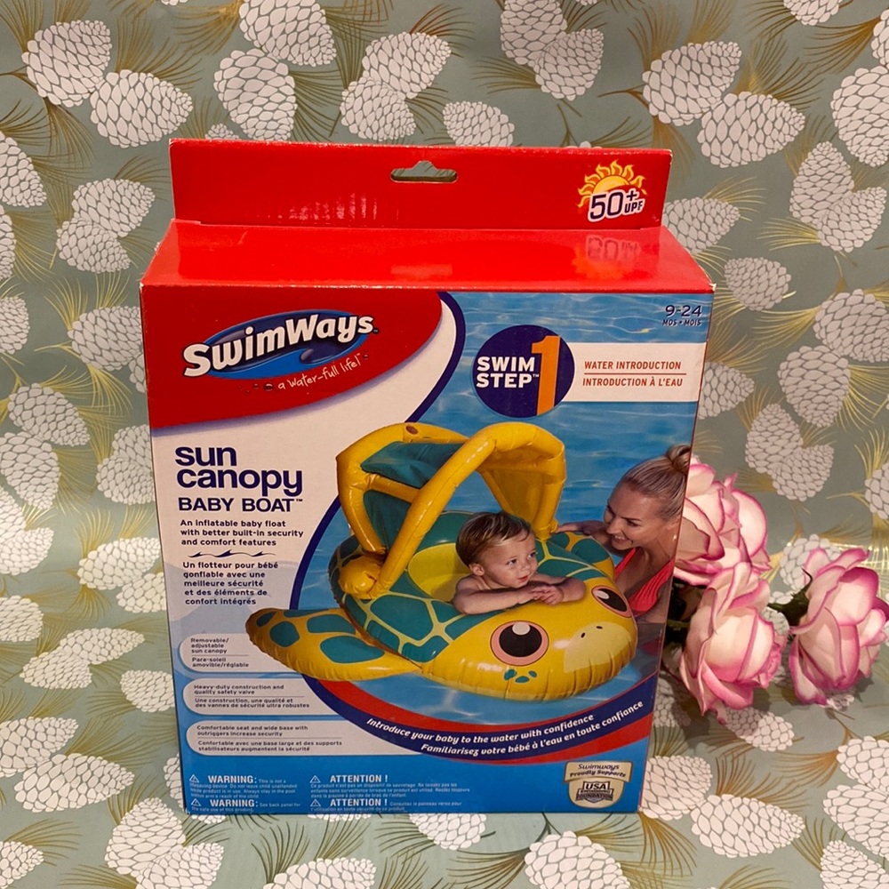 Swim Ways Sun Canopy Baby Boat